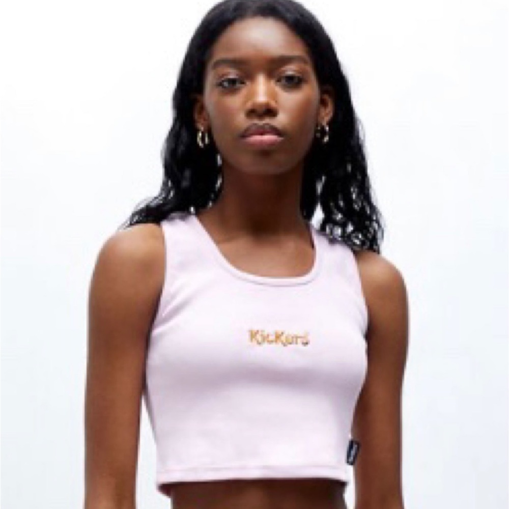 Pacsun Kickers Pink Cropped Tank